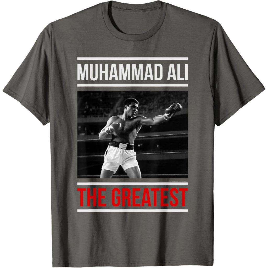 Baju Dewasa Muhammad Ali The Greatest T-Shirt Fashion Pakaian Atasan Kaos Laki Pria Wanita Model Ter