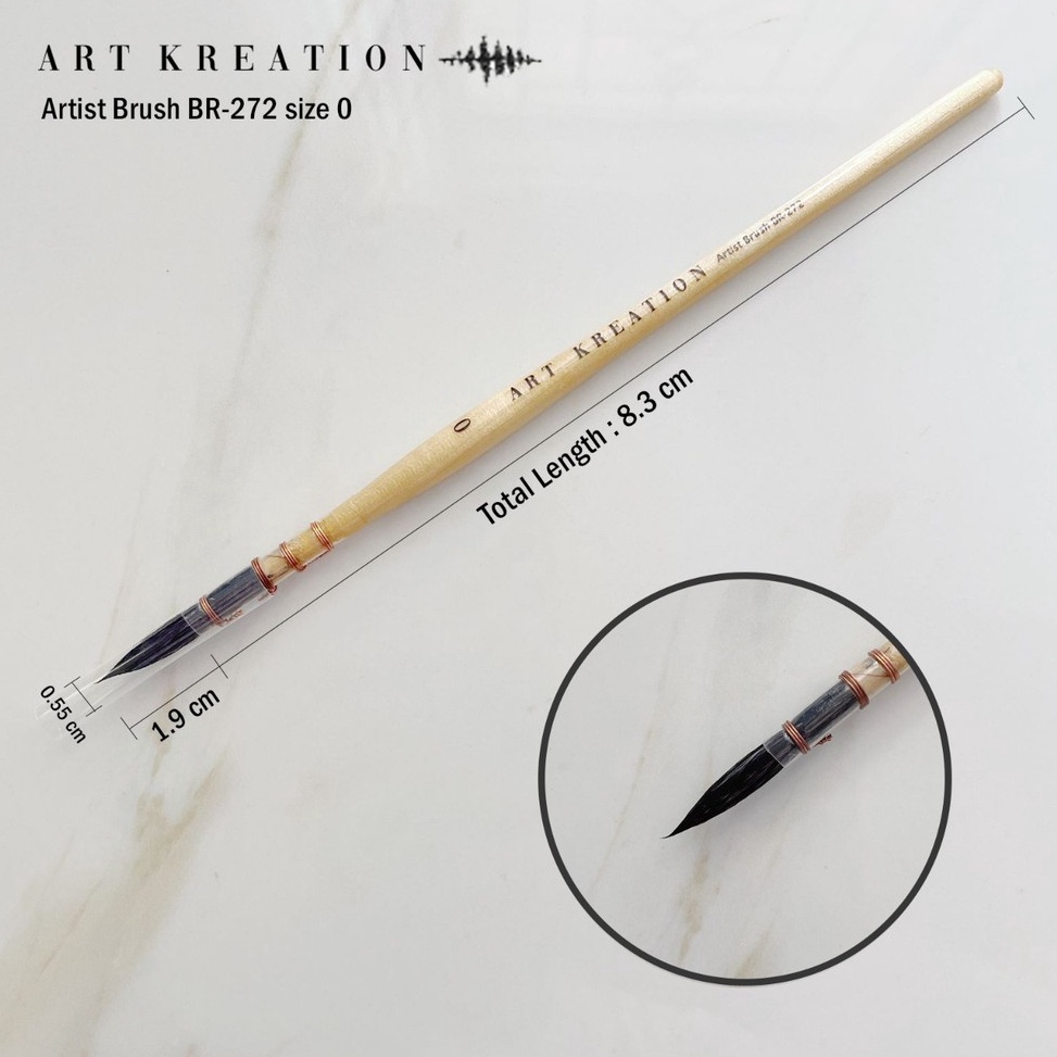 

ART KREATION SYNTHETIC SQUIRREL BRUSH BR272 x O4P3