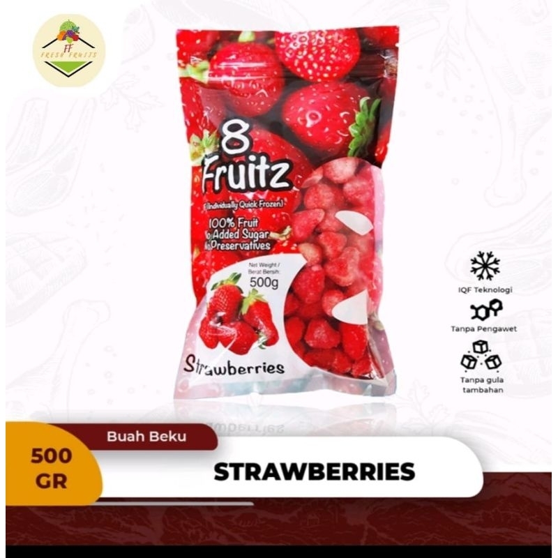 

8 Fruitz IQF Strawberry Frozen 500g