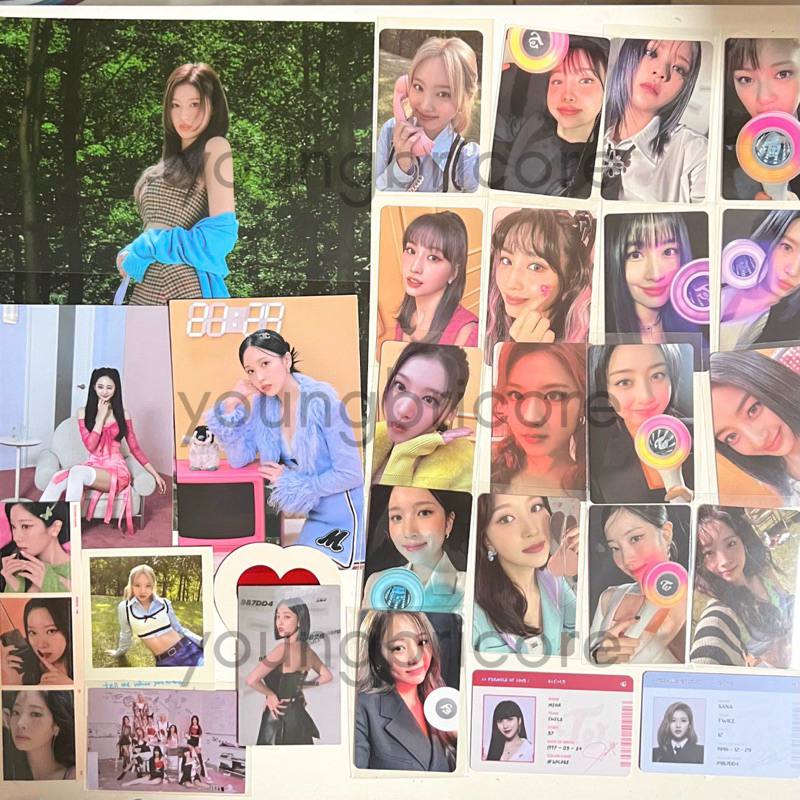 PHOTOCARD INCLUSION TWICE OFFICIAL FORMULA OF LOVE BETWEEN 1&2 CANDYBONG INFINITY