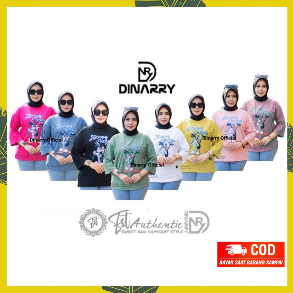 KODE I12B Kaos Katun Over Size Big Size Ukuran Besar Jumbo OOTD Baju Atasan Muslimah Wanita Hijab Ca