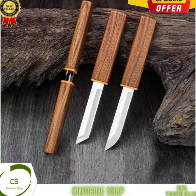 

pisau 2 in 1 dua mata pisau super tajam dan anti karat CS l P3D4