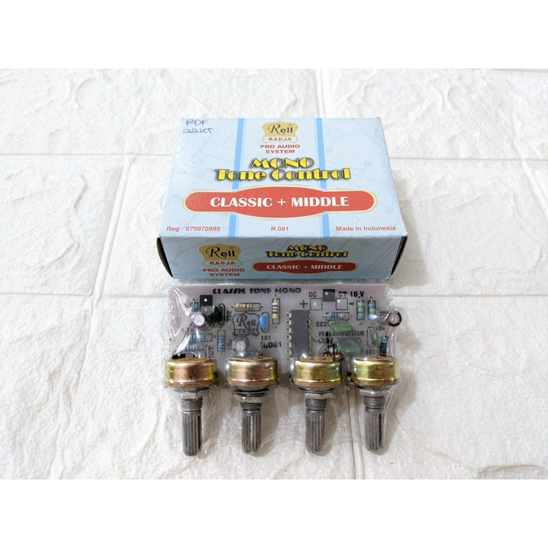 Tone Control classic Mono+Middle RELL 4 Potensio