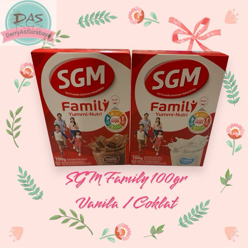 

SGM Family Yummi Nutri 100gr Coklat Vanila