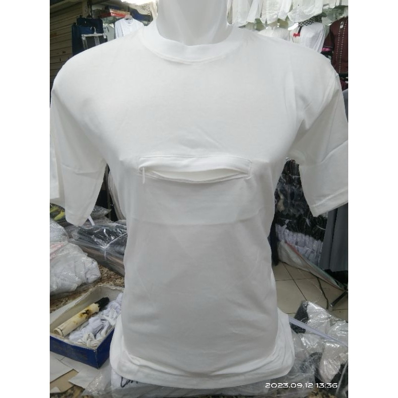 Kaos oblong/kaos dalam berkantong pria kualitas premium