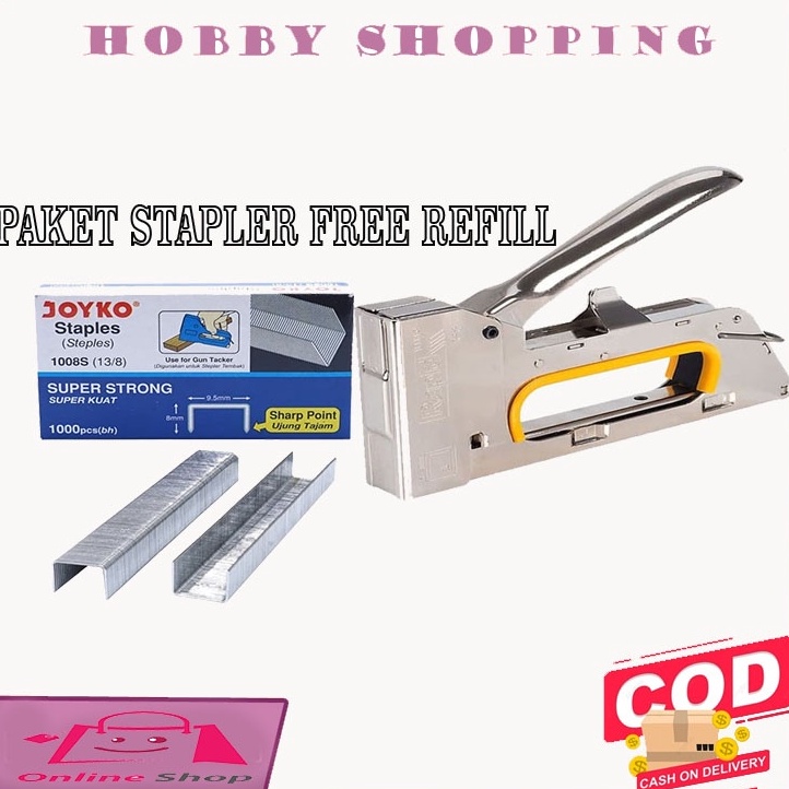 

Stapler Tembak Dan Isinya yang cocok Guntacker dan isi guntacker yang cocok Steples ISI Guntacker w N5L3