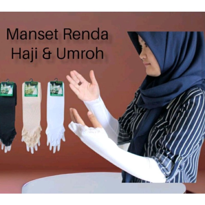 KODE P25G Manset Deker  Handsock Muslim Wanita Rayon Renda Cincin