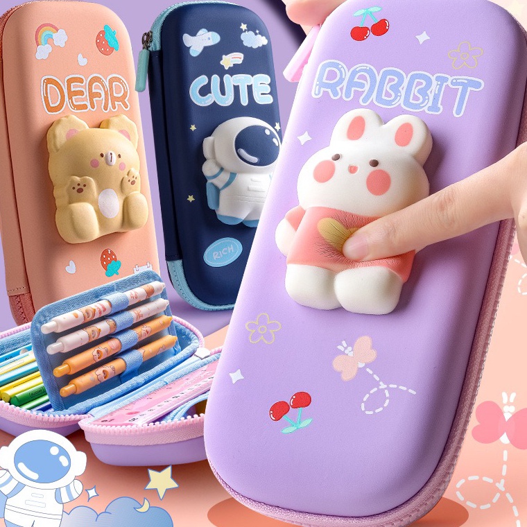 

Tempat Pensil Squishy Lucu Kotak Pensil Anak Import u DX2