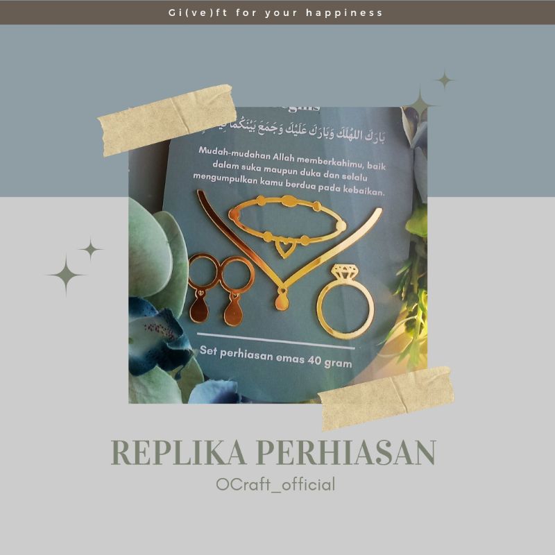Replika perhiasan mahar