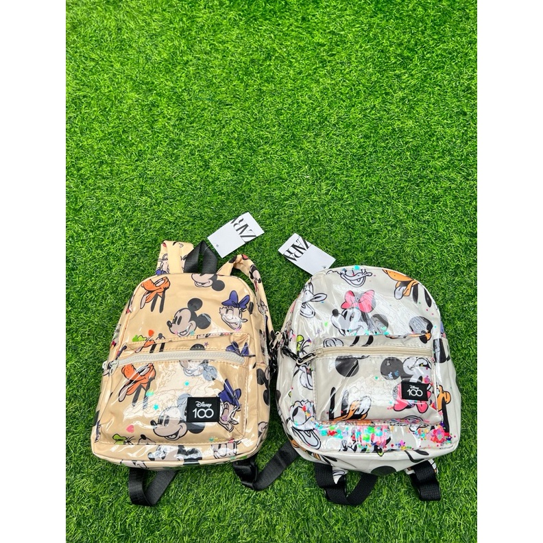 PANAS Tas Anak Zara Kids Mickey Disney Ransel Mini Anak Perempuan Detail Backpack Lucu