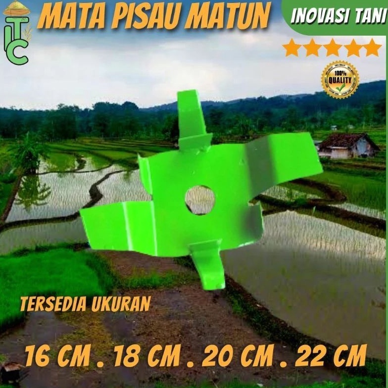 Mata Pisau Potong Rumput Alat Matun Padi Multiguna  Mata Pisau Penyiang Gulma  Pisau Pembersih Rumpu