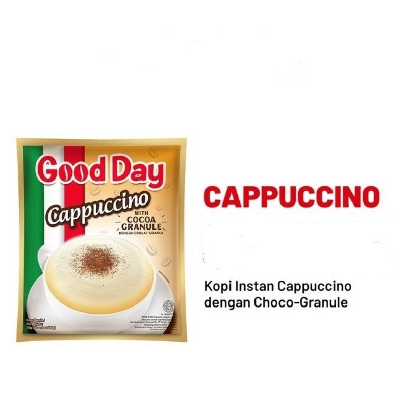 

Kapal api bukan kopi gooday cappuchino granulle