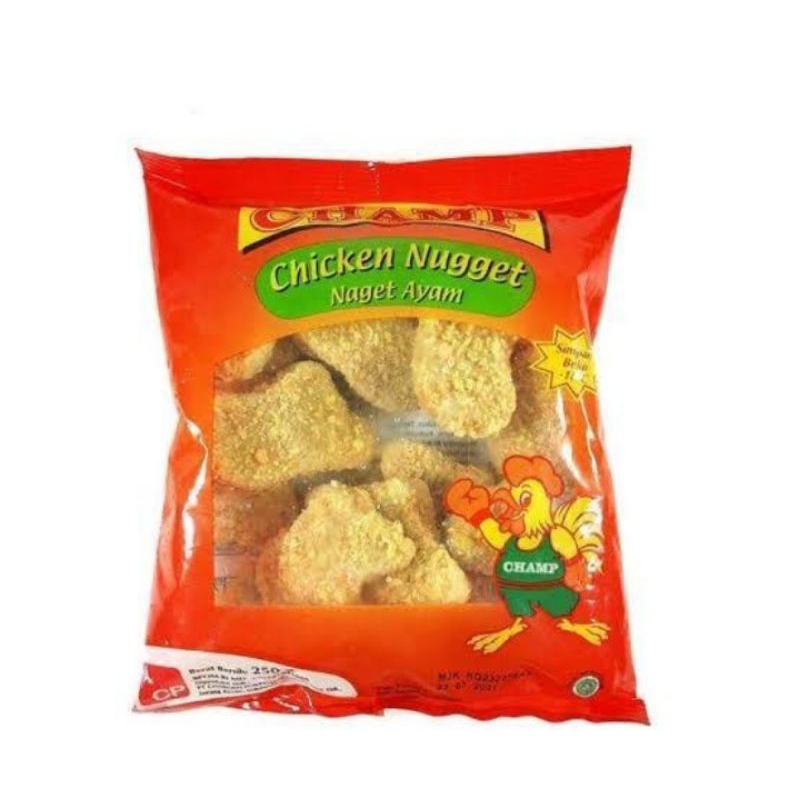 

terlaris...! nugget ayam champ 500gr