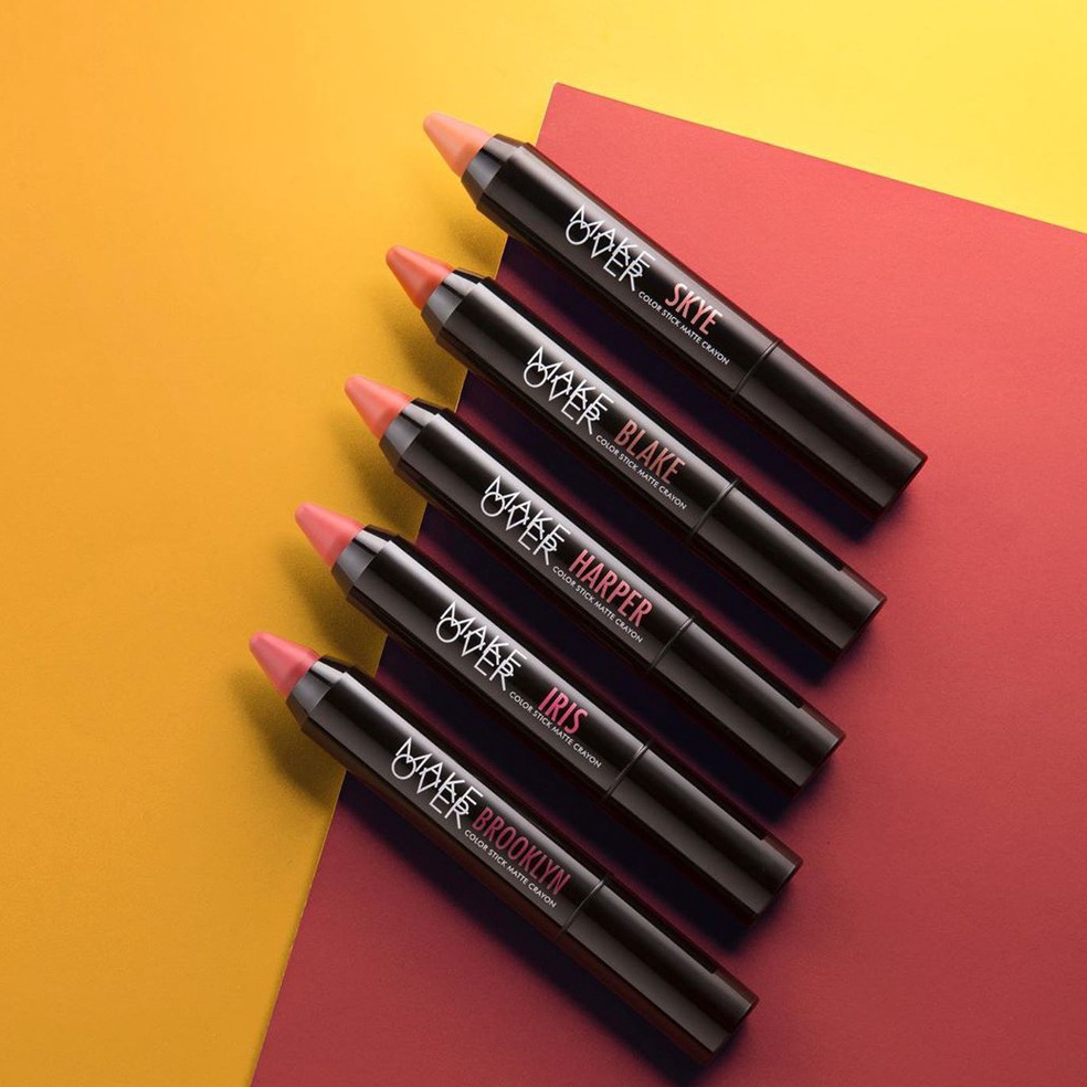 

Make Over Color Stick Matte Crayon Color Stick Gloos Crayon c RM7