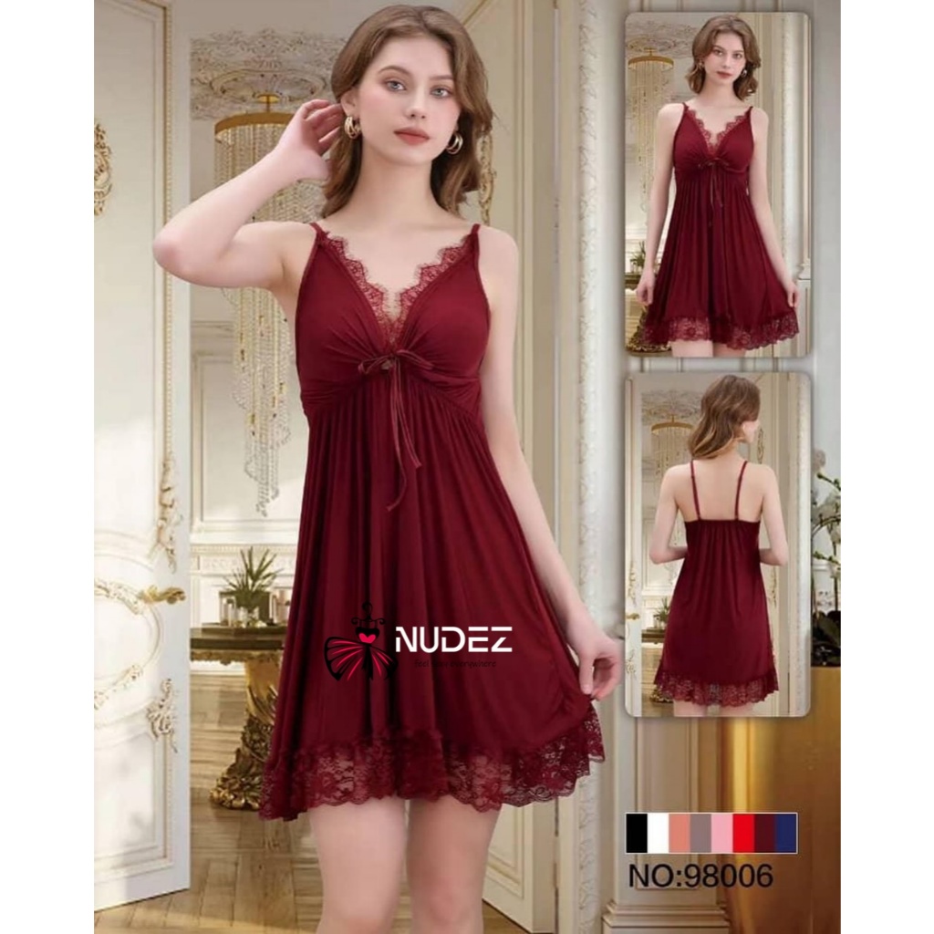 Baju Tidur Daster Wanita Dewasa Sexy / Pakaian Dinas Malam Seksi Premium N98006