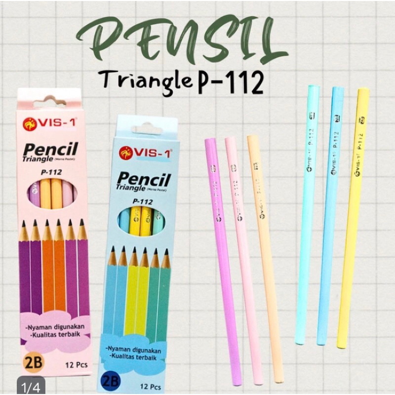 

Pensil Triangle P-112 VIS-1