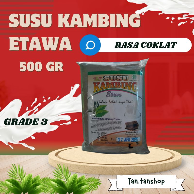 

SUSU KAMBING ETAWA RASA COKLAT 500 GR