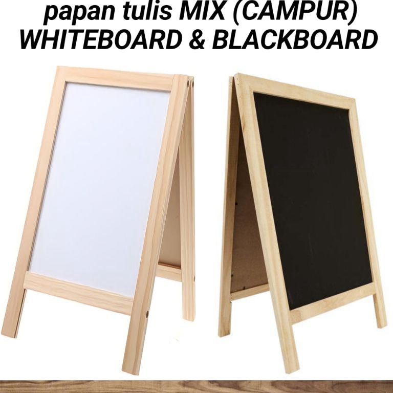 

PAPAN TULIS MIX WHITEBOARD BLACKBOARD papan tulis Whiteboard papan tulis kapur blackboard f B6O6