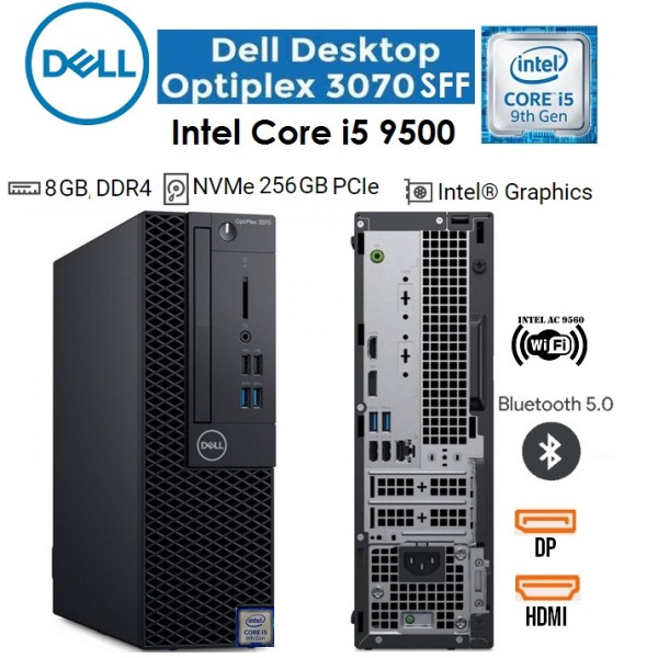PC Dell OptiPlex 3070 SFF Intel Core i5 9500 SSD NVME DDR4 Built Up Desktop Intel Gen 9