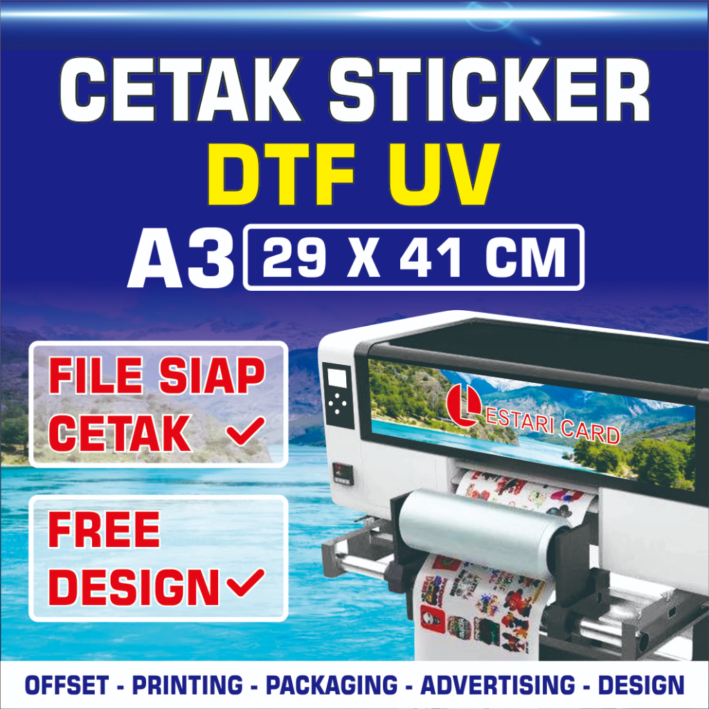 

STICKER DTF UV / UV DTV DECAL KERING - FREE DESIGN