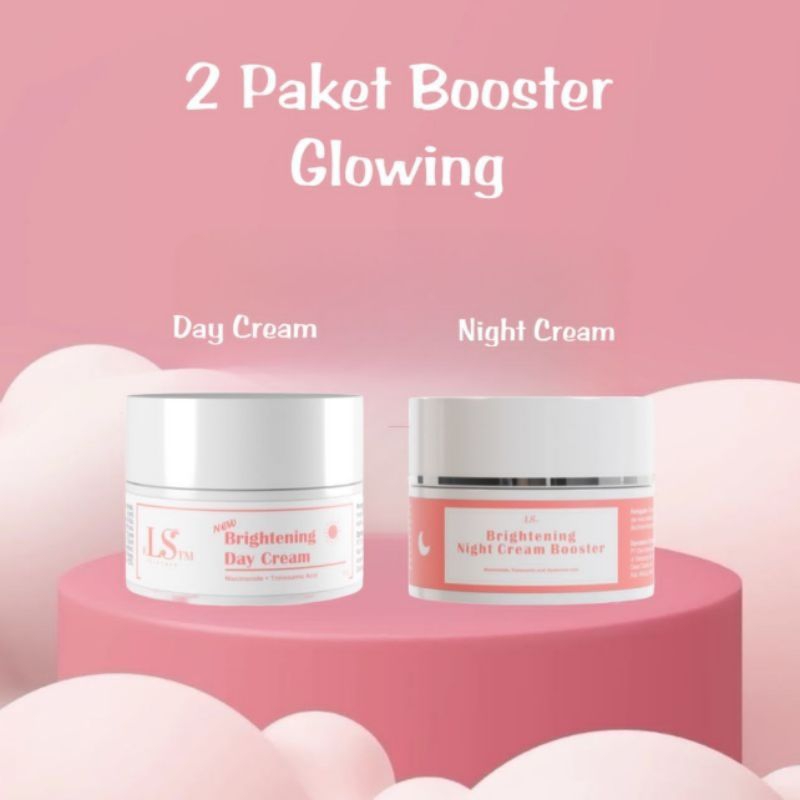 2 PAKET LS SKINCARE PAKET CREAM WAJAH NEW BRIGTHENING BOOSTER...