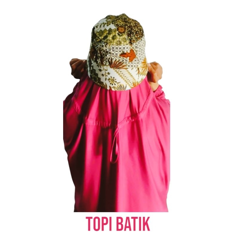 Topi bucket batik pria wanita