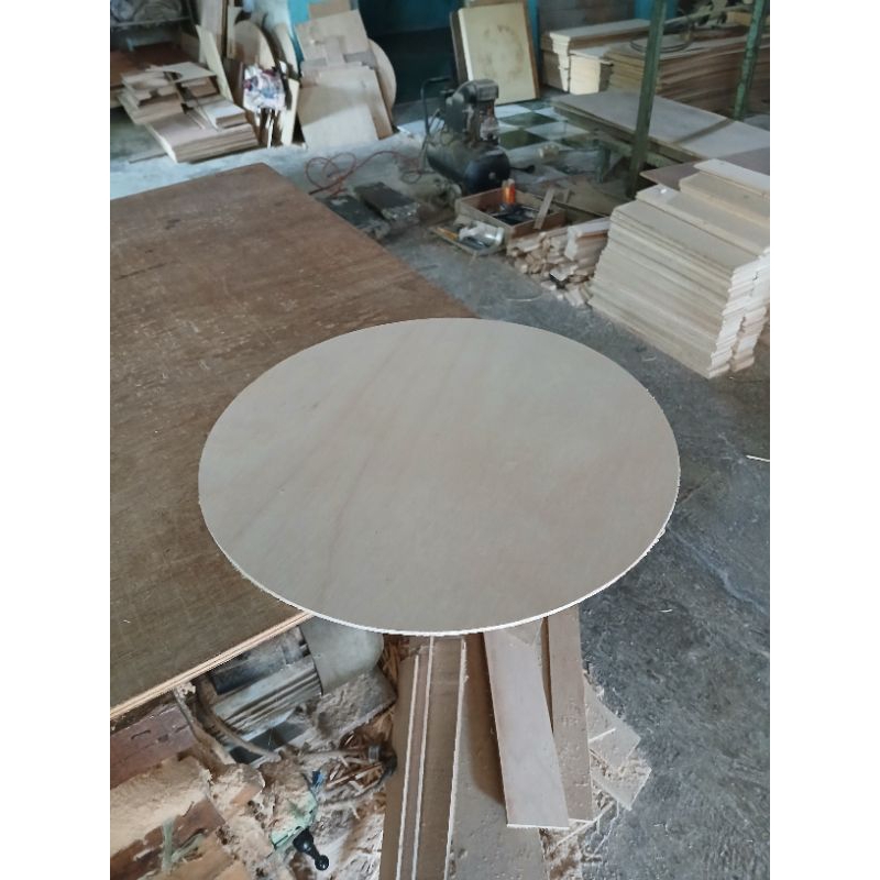 triplek plywood alas sangkar burung tebal 5mm diameter 40cm