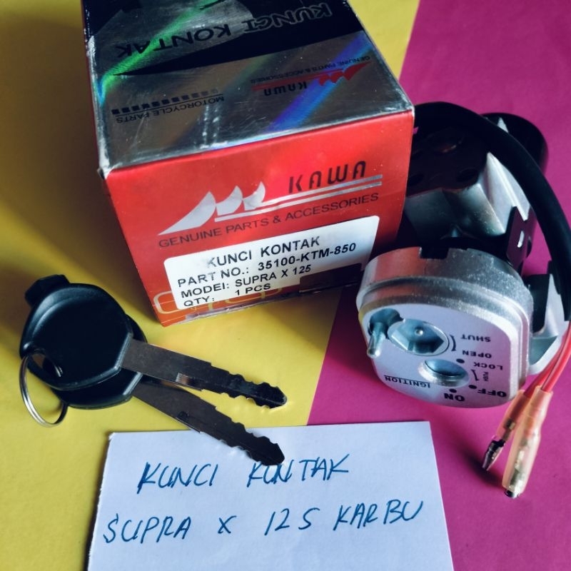KUNCI KONTAK SUPRA X 125 KARBU