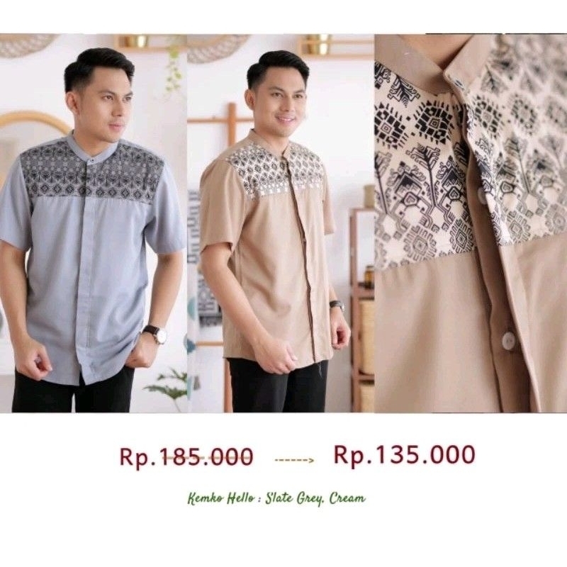 Baju AtasanPria Baju Muslim Atasan Pria Baju Koko Jumbo Kemeja Koko Dewasa Baju Koko Katun Koko Mura