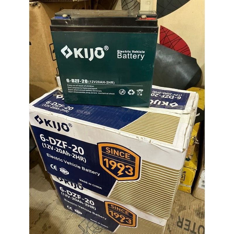 Aki khusus motor listrik 12Volt 20Ah Kijo