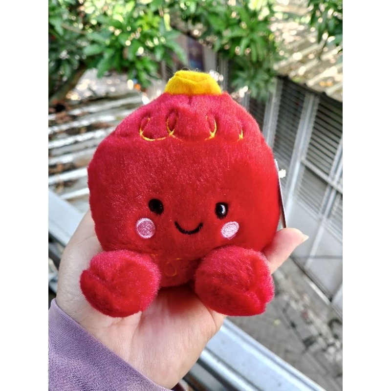 Boneka PalmPals Palm Pals Ornamen Merah Mahkota