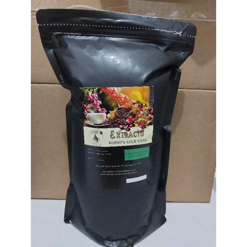 

Kopi Extracto Robusta gold super 750gr [kopi bubuk]