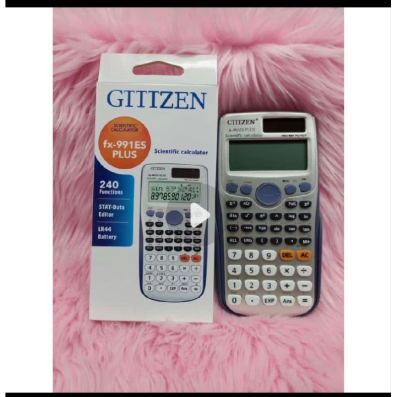 

KALKULATOR SCIENTIFIC CTTTZEN FX - 991ES PLUS / calculator scientific ilmiah fx - 991ES PLUS