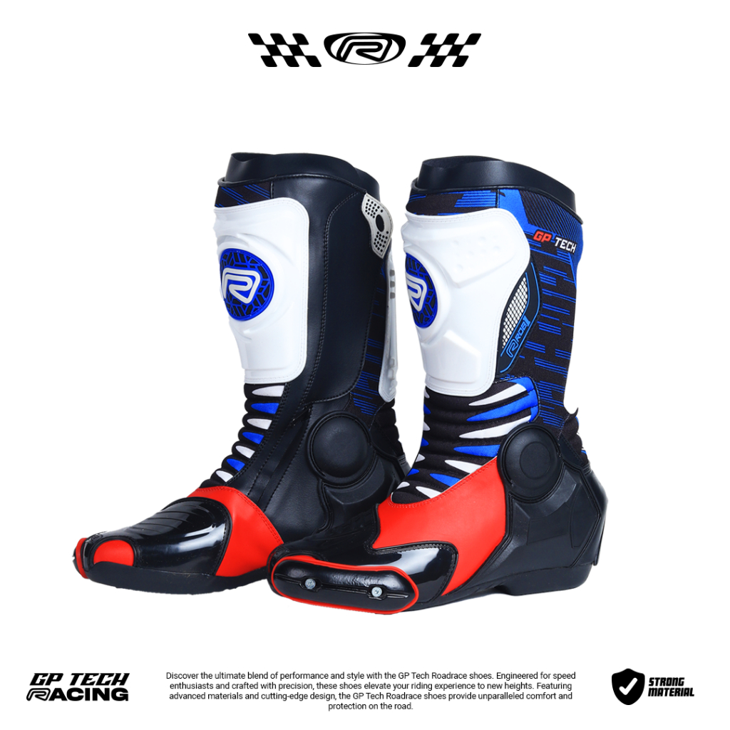 ROB1 Sepatu Balap GP Tech Red Blue