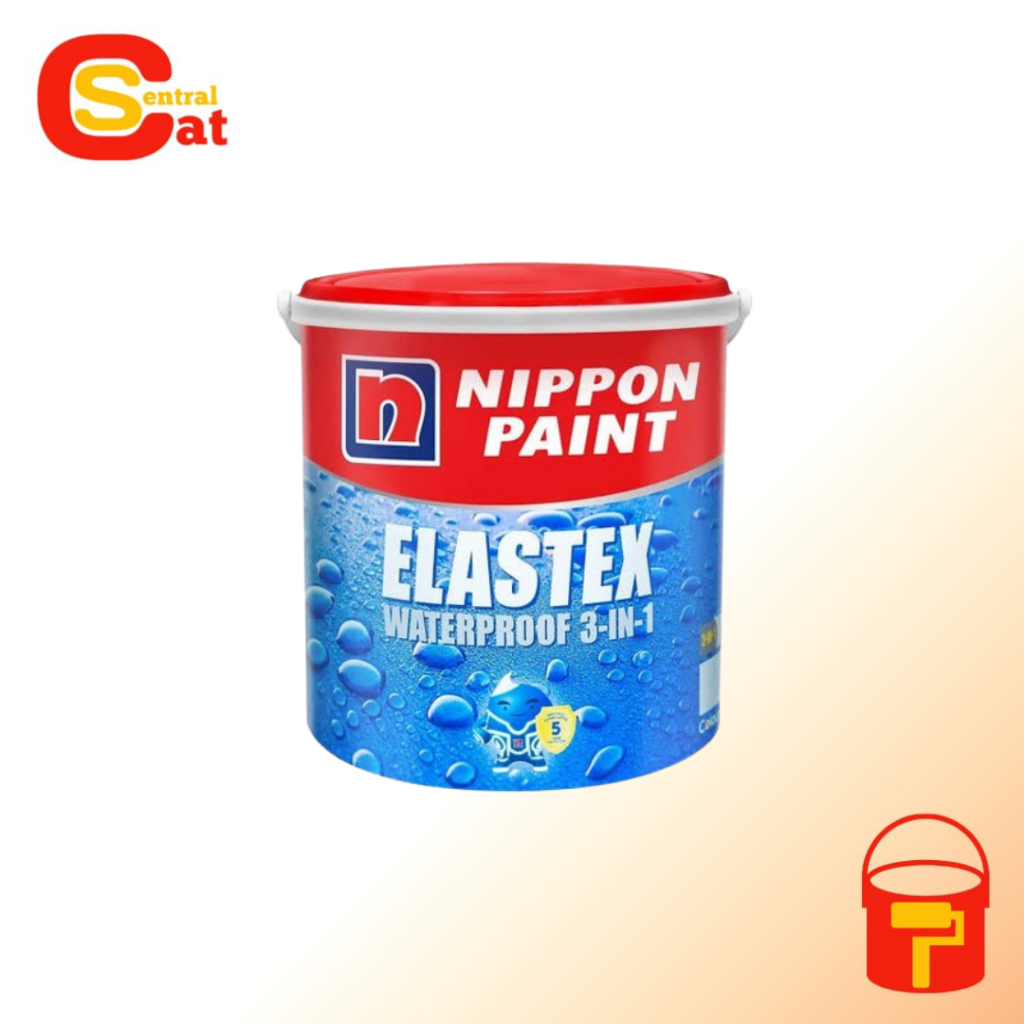 Cat Elastex Nippon Paint 4 kg - Waterproof, Elastis, Anti-Jamur