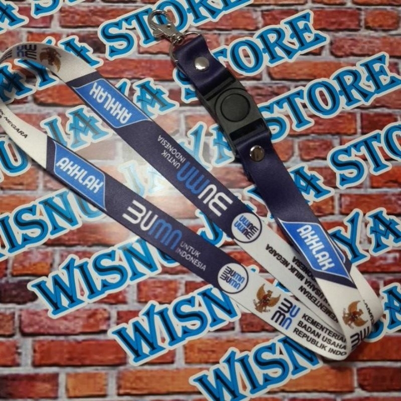 

lanyard tali idcard layer tali gantungan Kementerian BUMN