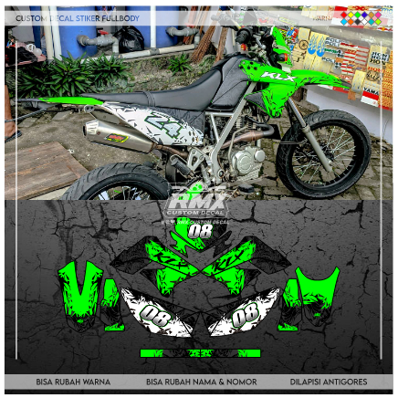 DECAL KLX 150 S/L FULLBODY (030) DEKAL STIKER DTRACKER DTX D-TRACKER LAMA OLD 2009 2010 2011 2012 20
