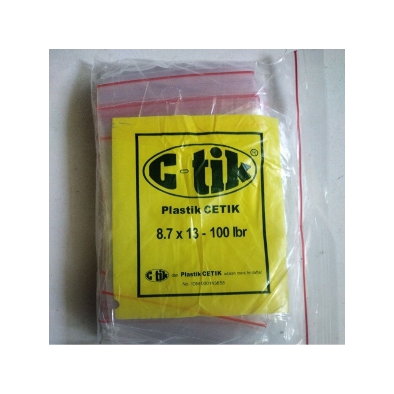 Plastik klip C-tik 8,7 X 13