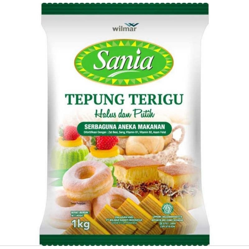 

Sania Tepung Terigu Serbaguna 1000gr 1kg