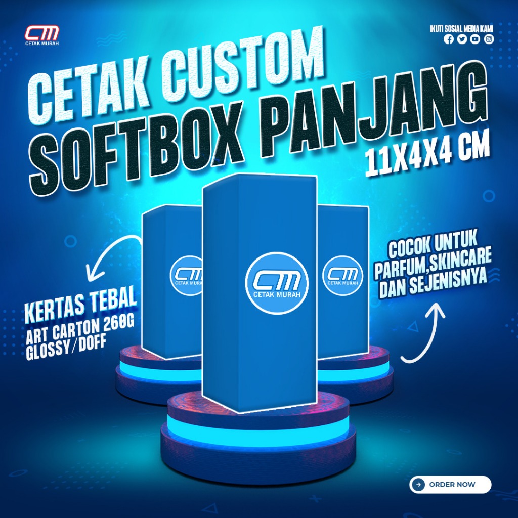 

Soft Box Custom/Kosmetik/Deodoran/Parfum/Skin Care