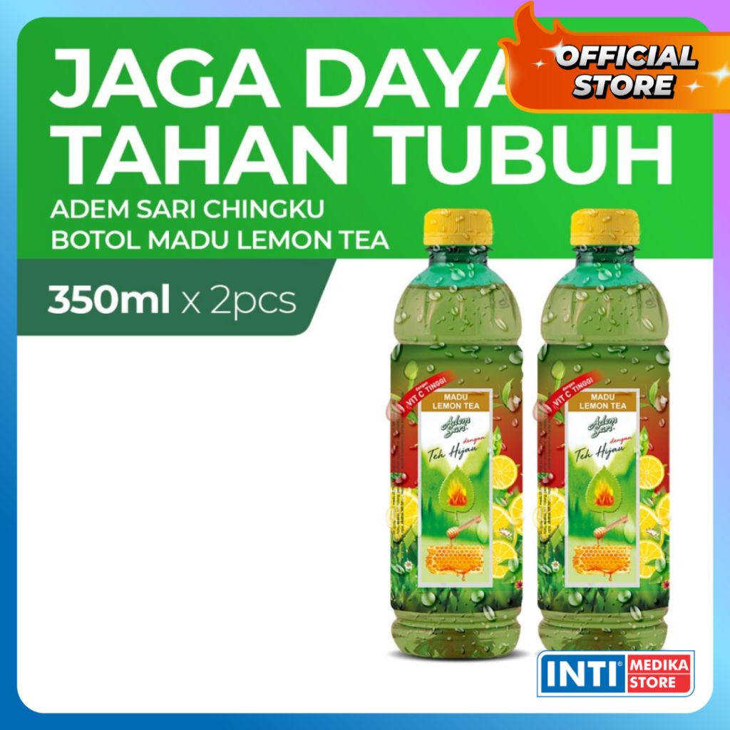 

ADEM SARI - Ching Ku Minuman Penyejuk Vit C Madu Lemon Tea 2x350 Ml