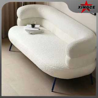 Sofa domba Sofa minimalis sofa ruang tamu modern Sofa Beludru Domba Sofa Santai Balkon Kamar Tidur