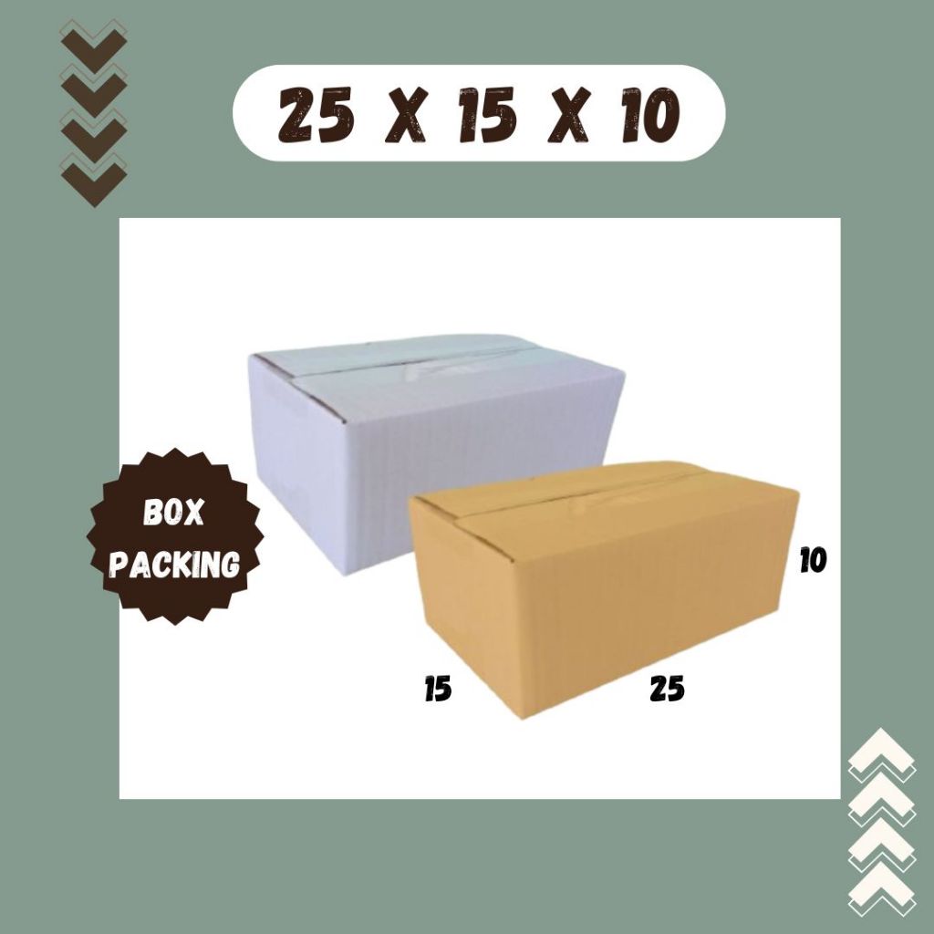 

Kardus 25x15x10 Box Packing A1 Karton Dus Jamu Kotak Olshop Kemasan Souvenir Sparepart Obat Madu Mainan