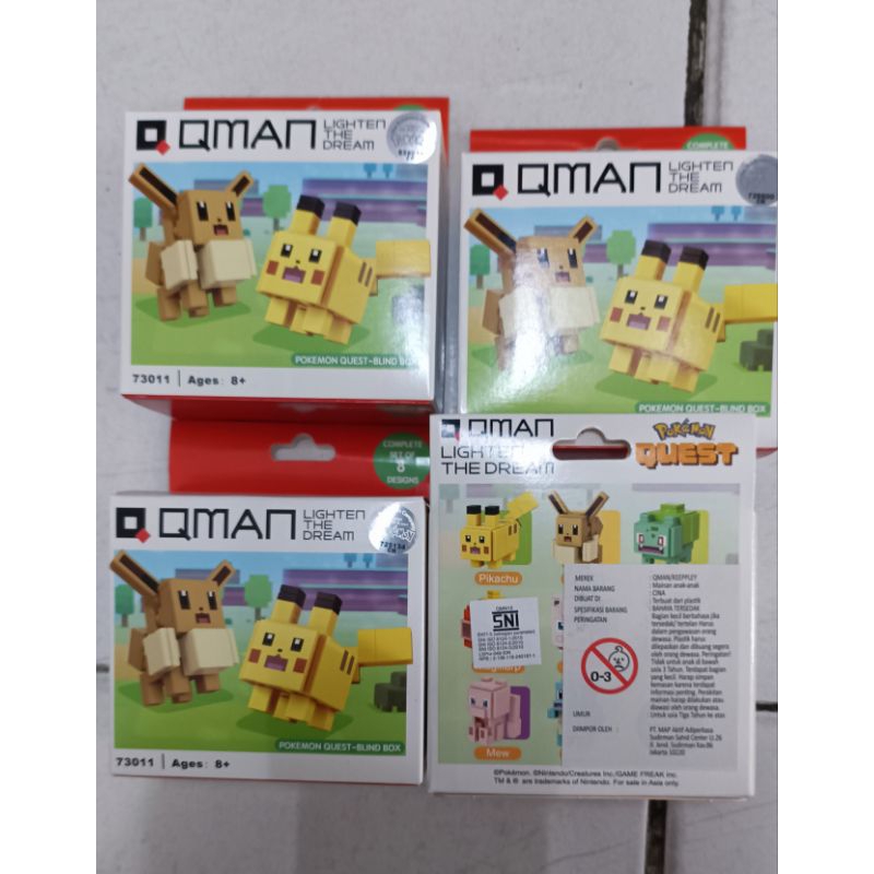 Qman Pokemon Quest Blind Box Assorted