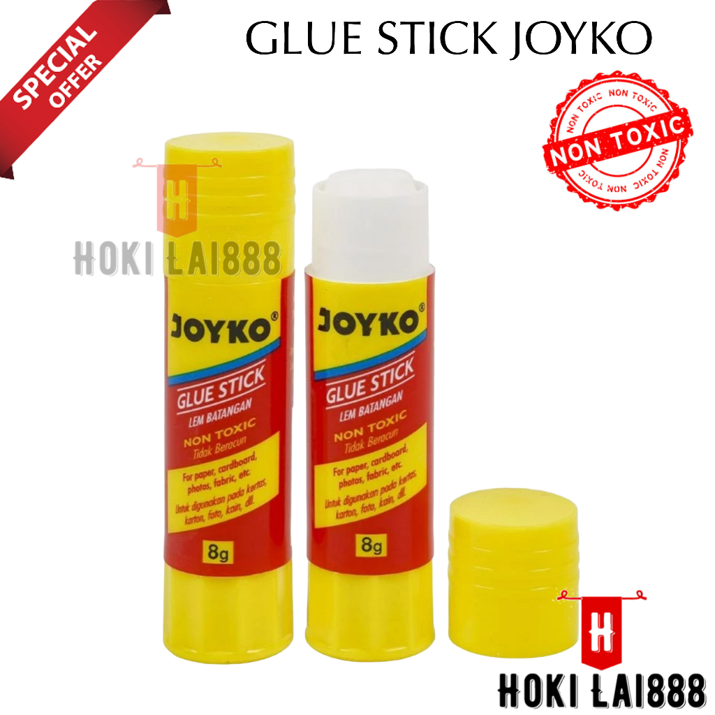 

[HKL] ATK001 LEM STICK JOYKO 8GR / LEM BATANGAN / GLUE STICK JOYKO 8GR / LEM KERTAS JOYKO / LEM STICK PUTAR 8GR / LEM GLUE STICK