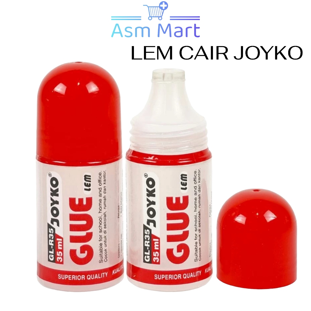 

ASM - ATK002 LEM CAIR JOYKO GL-R35 / LEM CAIR JOYKO 35ML / LEM KERTAS JOYKO SUPER LENGKET / LEM JOYKO TRANSPARAN / LEM BENING JOYKO