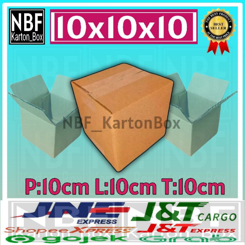 

KartonBox 10x10x10 cm,Kardus packing Serbaguna,Pembungkus Paket dll