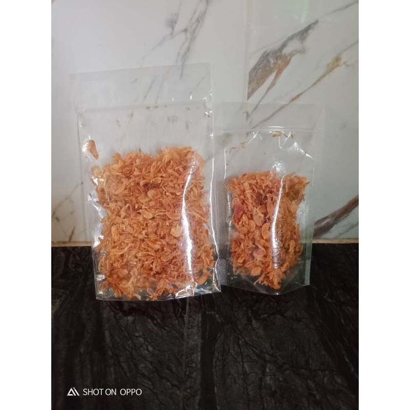 

Bawang Goreng Premium Kemasan 20g dan 50g