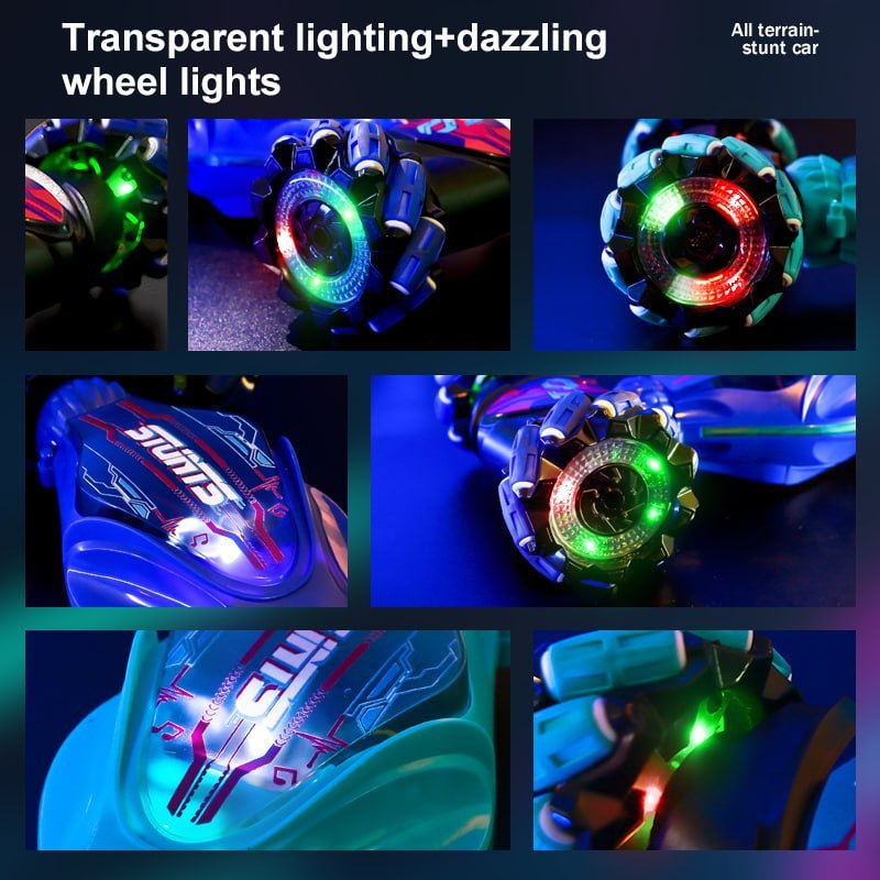 [capt] Mainan Mobil Remote Control Akrobat Pendaki - RC Climbing Stunt Car