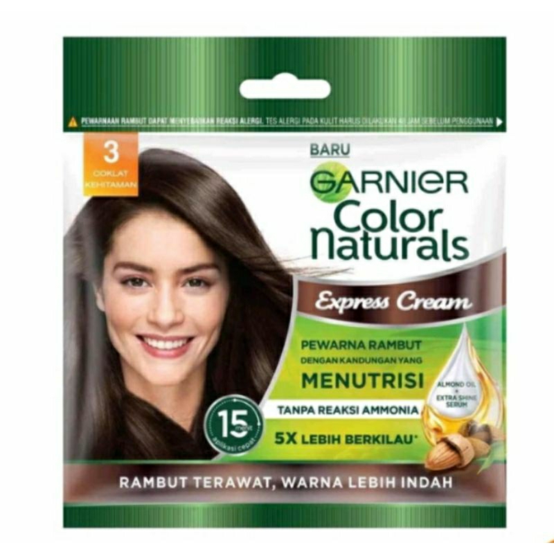 Garnier Color Naturals - Coklat Kehitaman 20+20gr